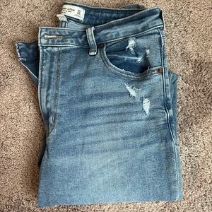Abercrombie & Fitch Curve Love High Rise Super Skinny Ankle Jean